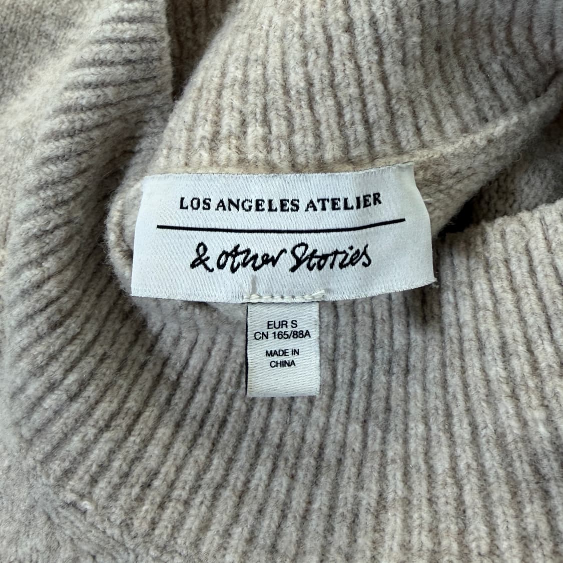 [S] 앤아더스토리즈 모크넥 니트 상품이미지7