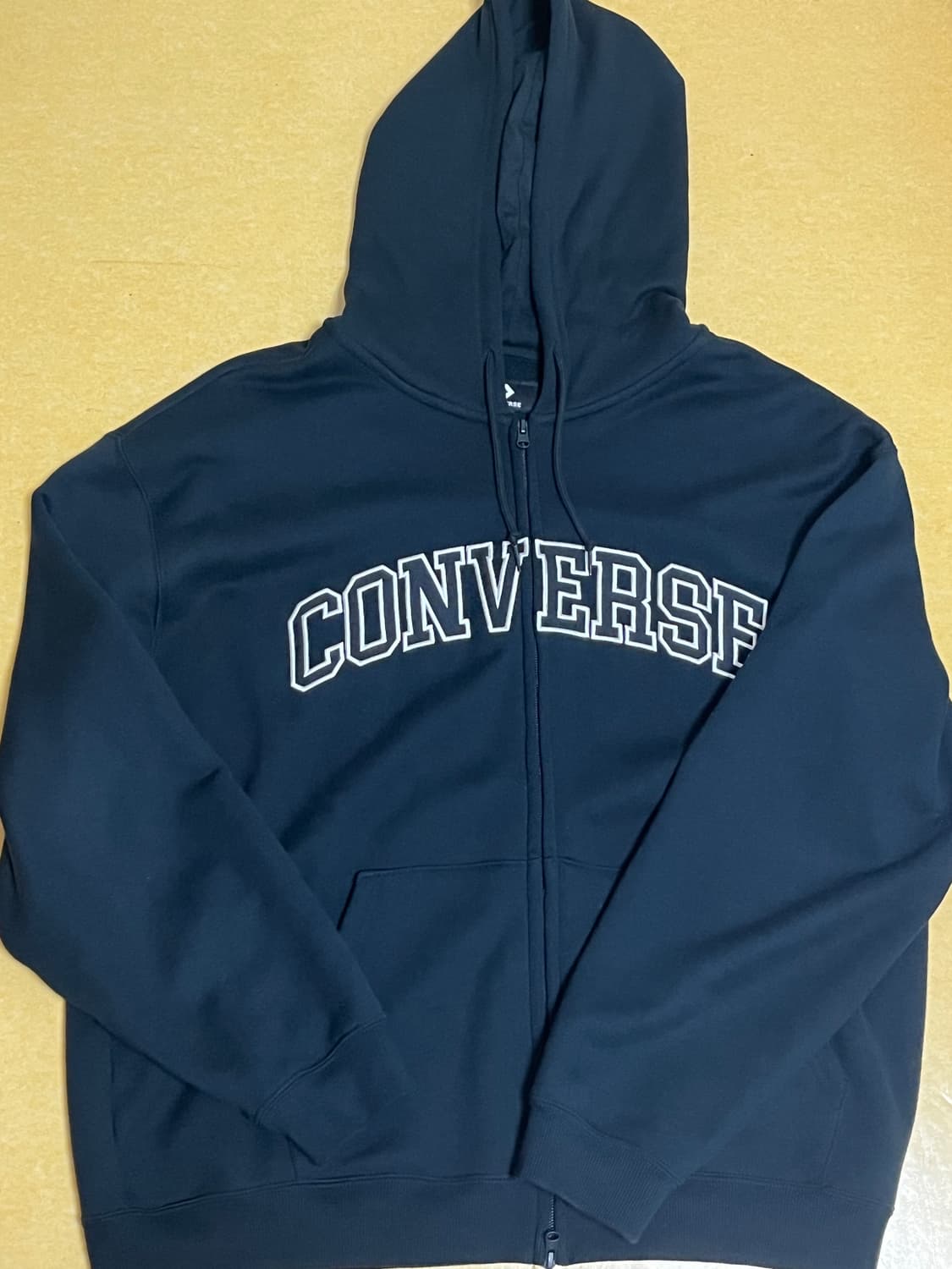 컨버스 레트로 레터링 후드집업 100 상품이미지1