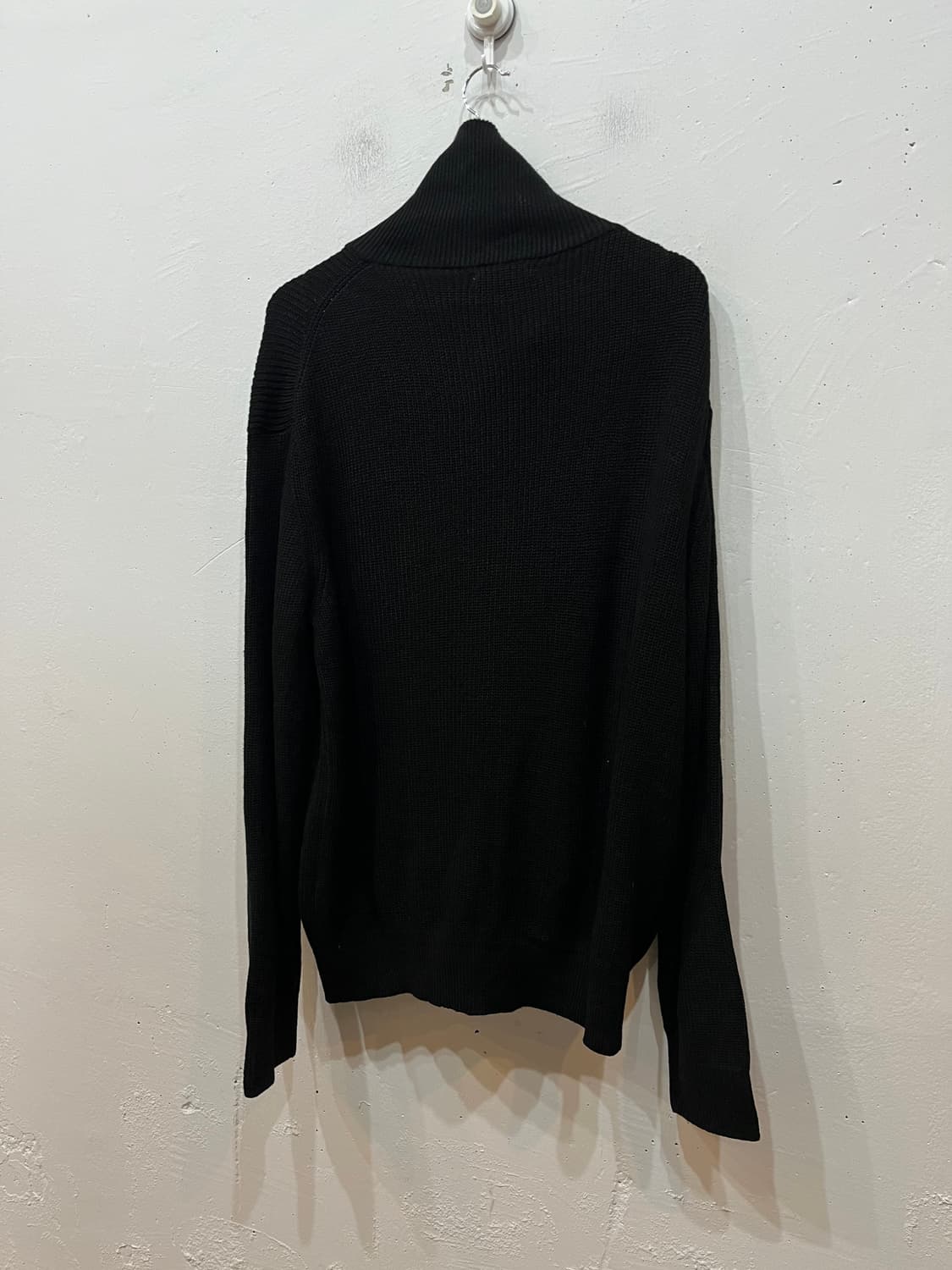 키뮤어 투웨이 니트집업 블랙 XL 상품이미지4