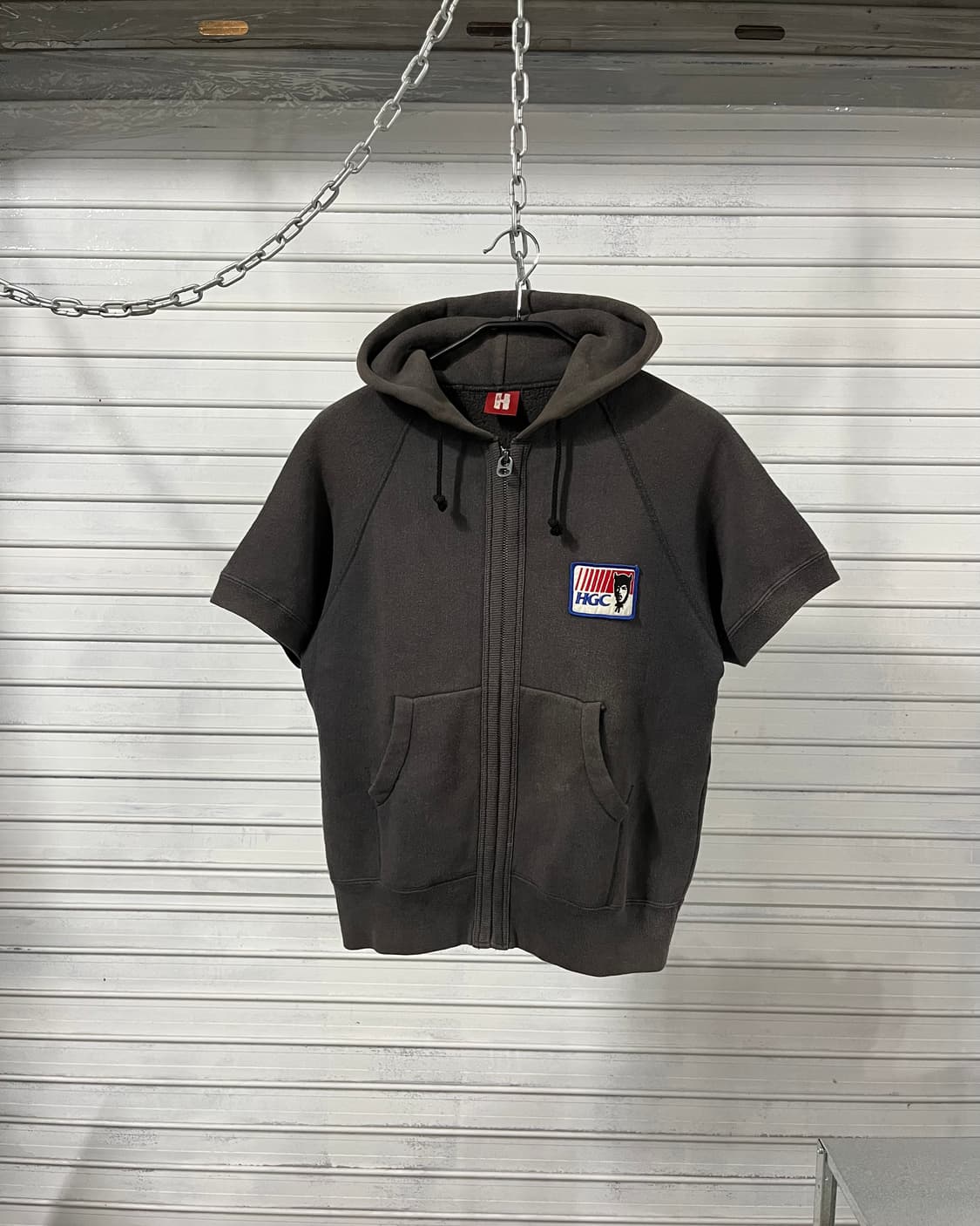 90s Hysteric Glamour half hood zip up 상품이미지4