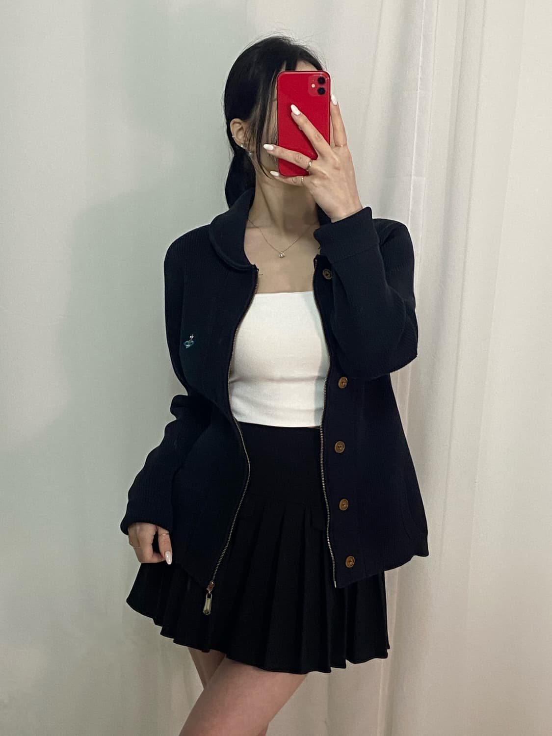 비비안웨스트우드 니트집업 상품이미지1