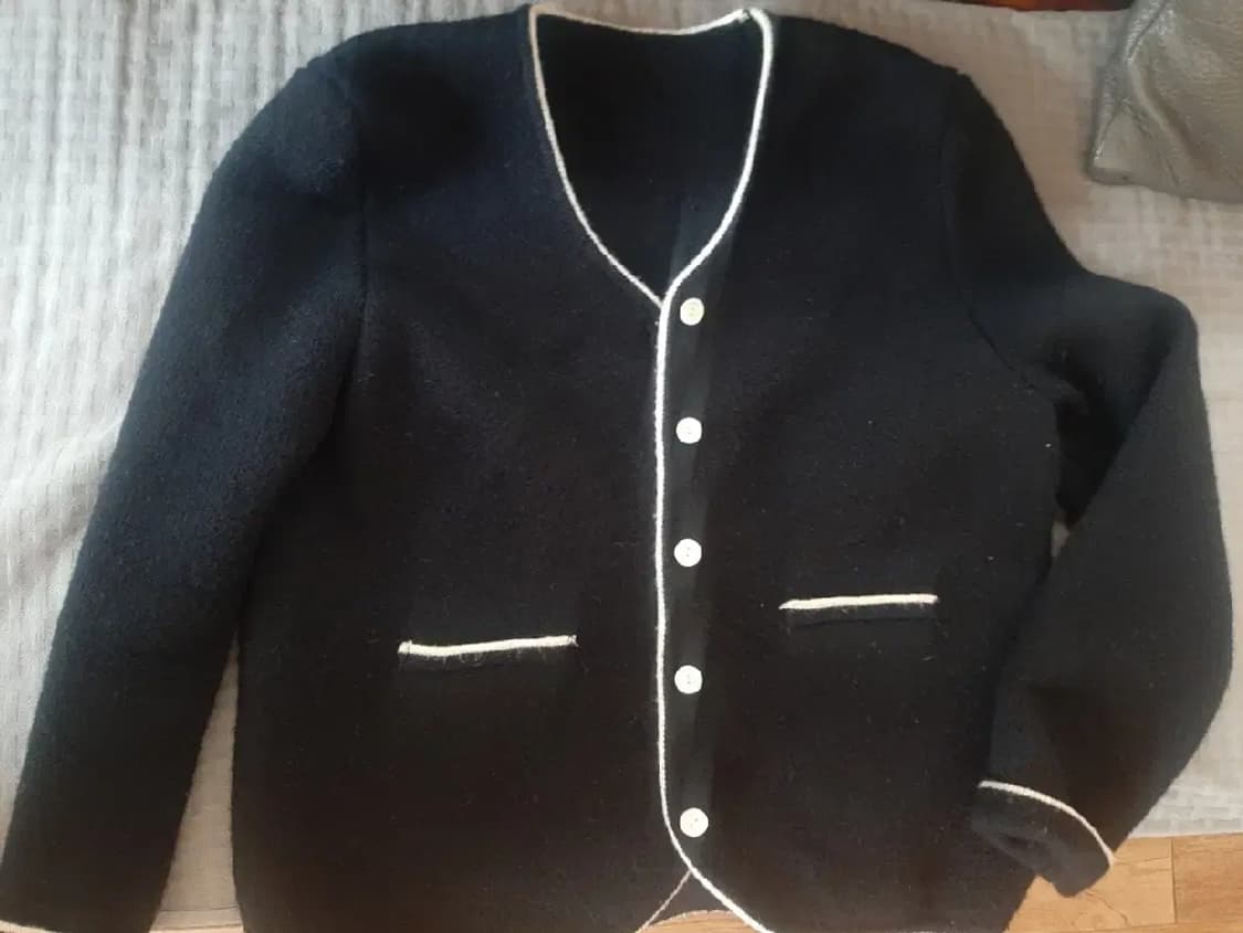 베니토 미니멀 블랙 가디건 자켓 F 상품이미지1