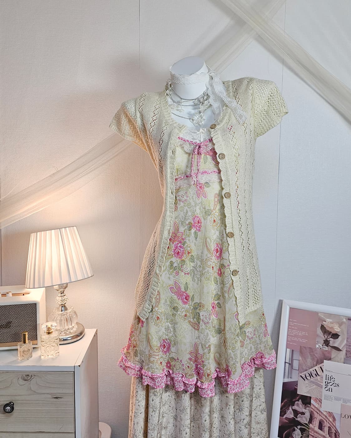 Floral fairy mori look style set 상품이미지3