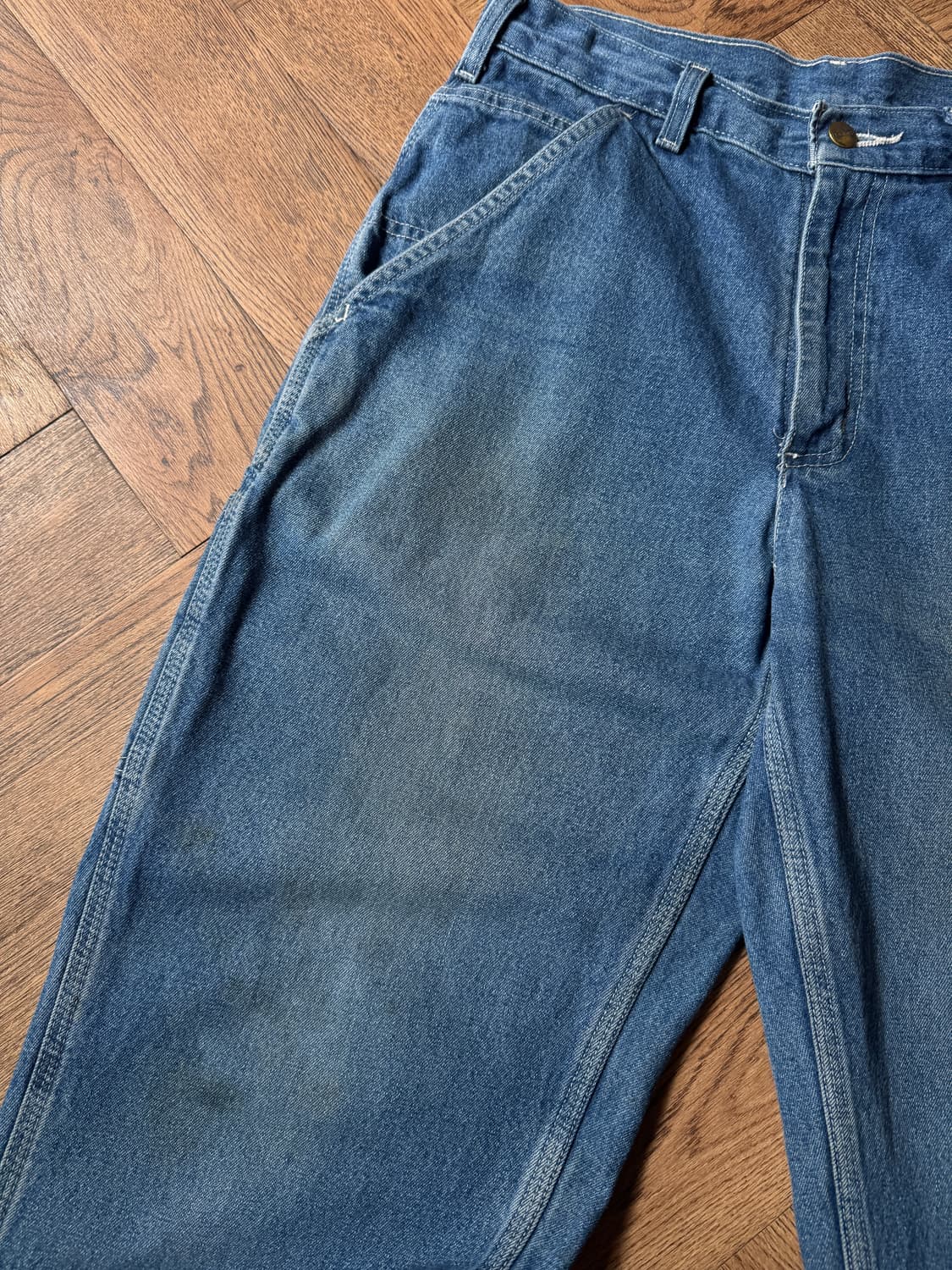 [30]칼하트 USA 빈티지 워싱 싱글니 카펜터 워크 데님 팬츠 상품이미지3