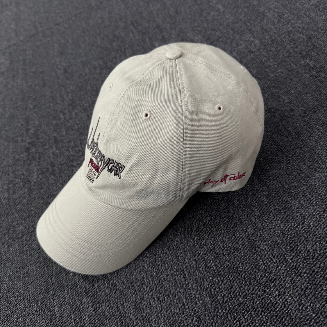 언더마이카 POC-020 베이지 볼캡  상품이미지2