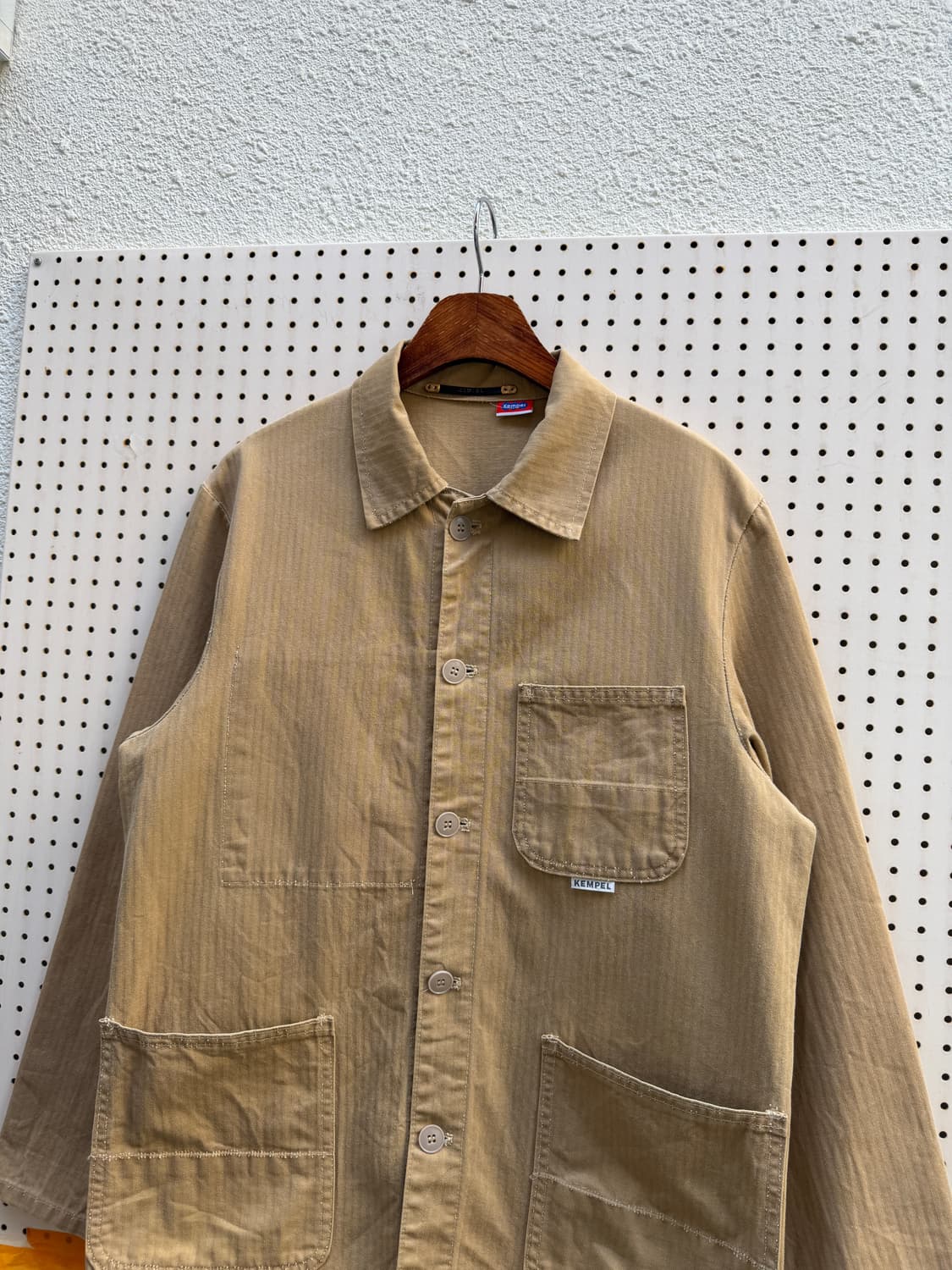1990s KEMPEL GERMANY HBT 헤링본트윌 유로피안워크자켓 상품이미지7