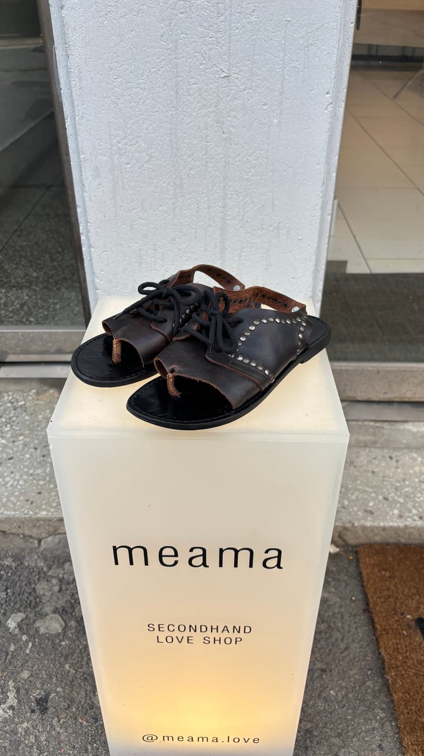 DIESEL studded leather sandal 상품이미지1