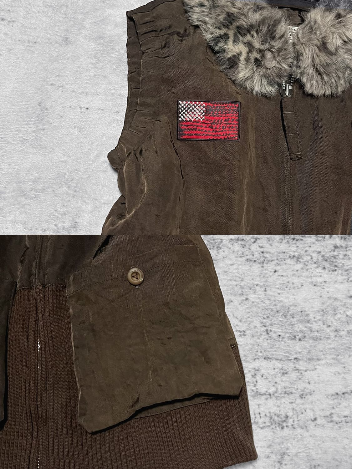 (lump rebirth) 00s punk fur vest 상품이미지2