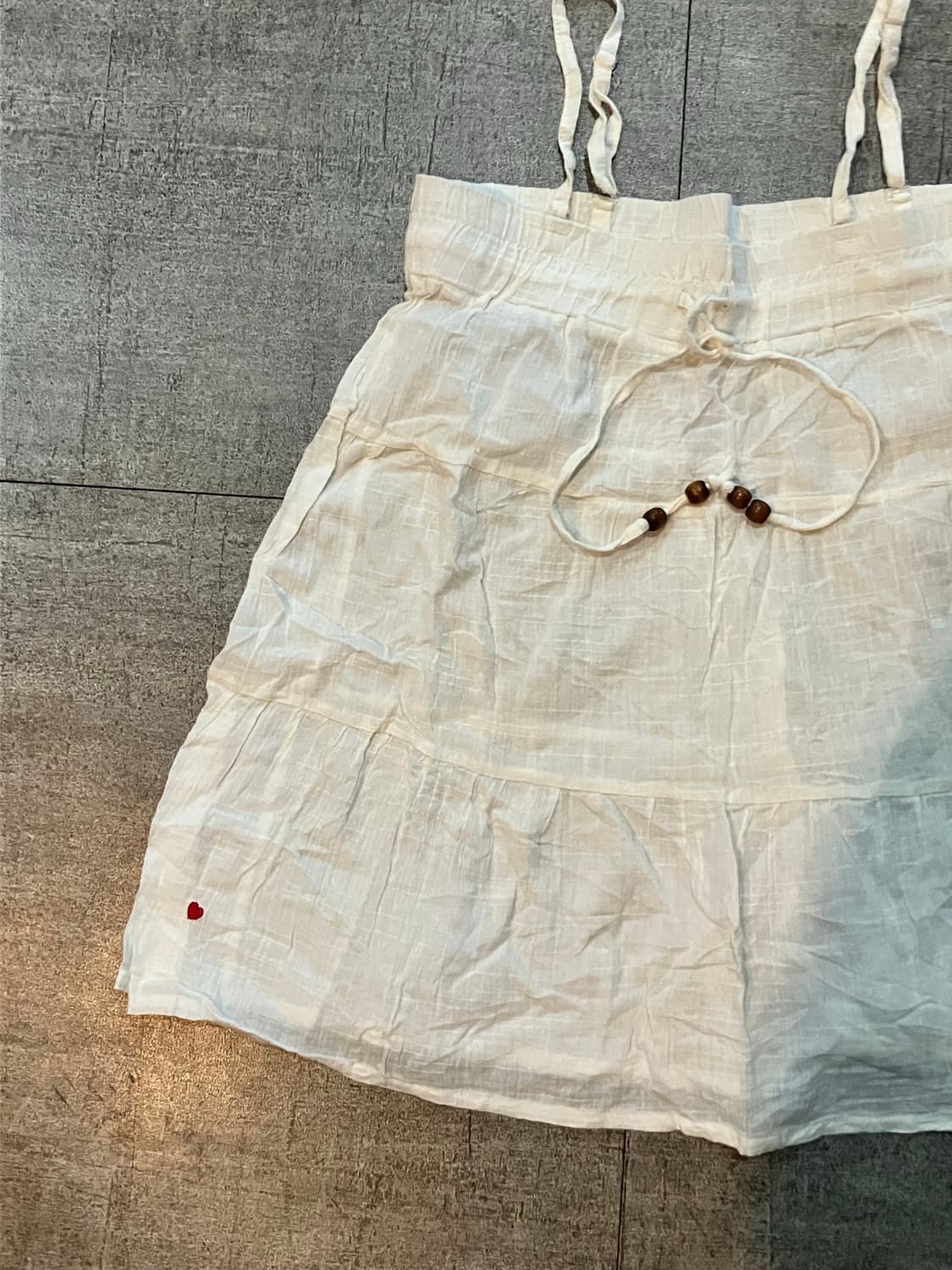 일본빈티지 하구미모리걸 달천깔페어리 보헤미안 슬리브리스나시탑 상품이미지2