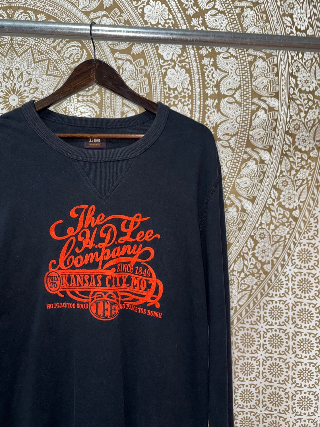 Lee 리 빈티지 레터링 자수 맨투맨  상품이미지4