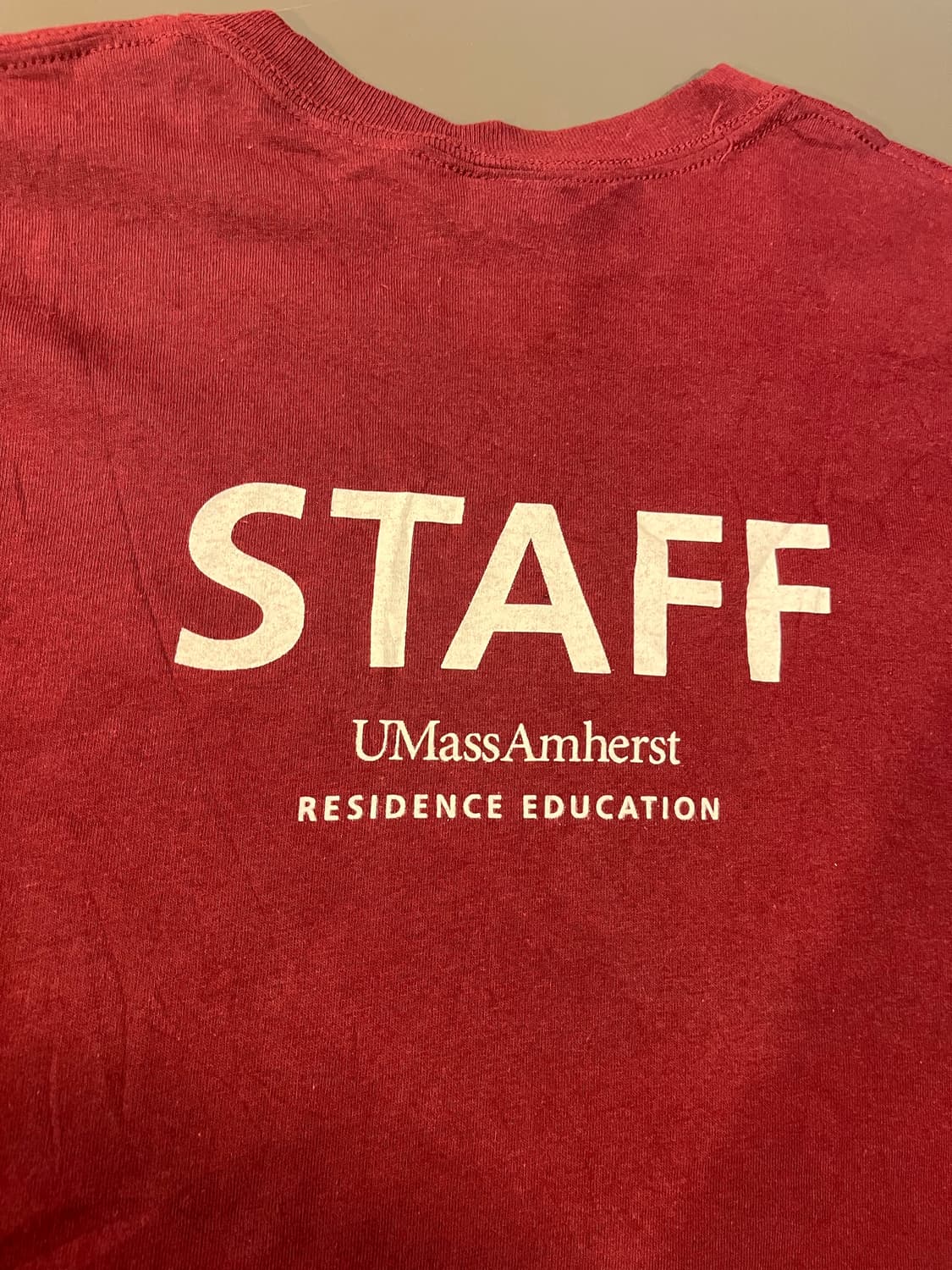 UMass Amherst 스태프 프린팅 티셔츠 XL 상품이미지5