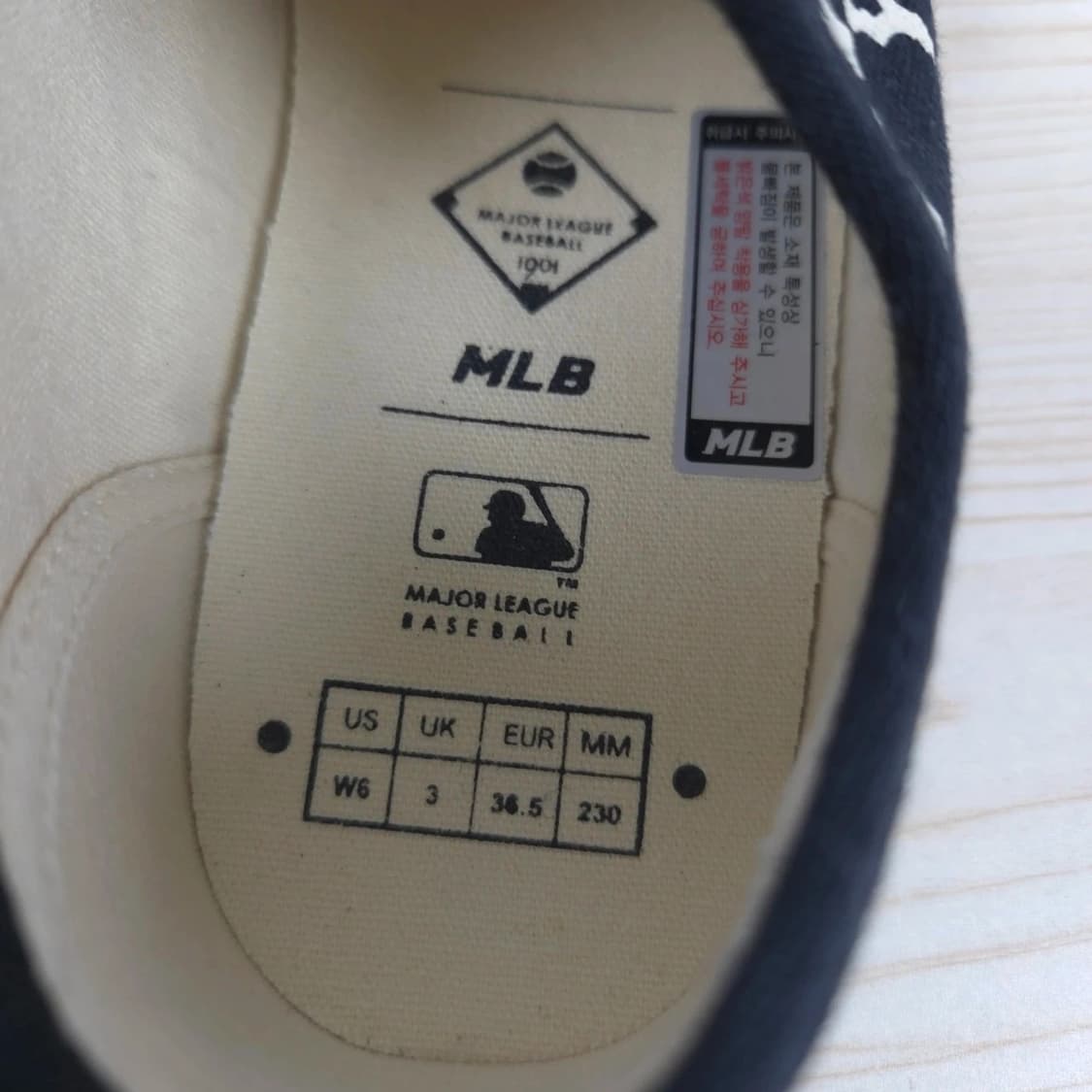 230 MLB NY 플레이볼 모노 캔버스 스니커즈 운동화 상품이미지9
