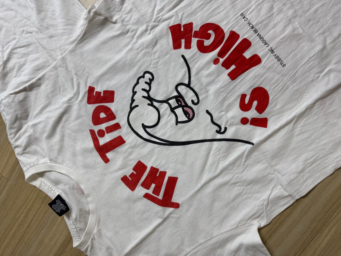 Stussy Tide is High 화이트 티셔츠 L 상품이미지1