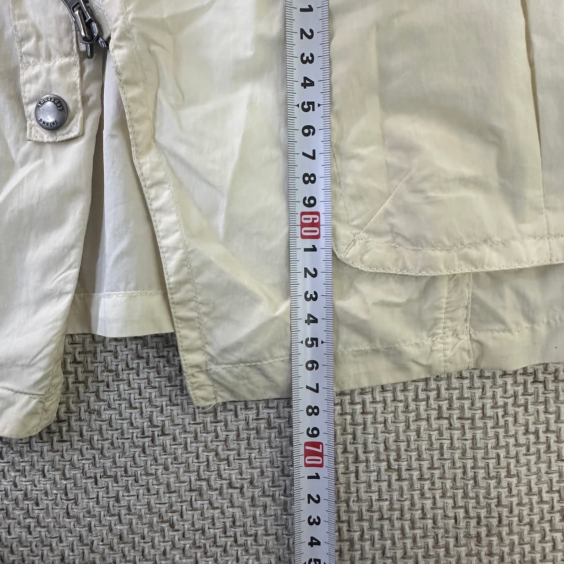 95 써스데이아일랜드 화이트 지퍼 재킷 0421D 상품이미지6