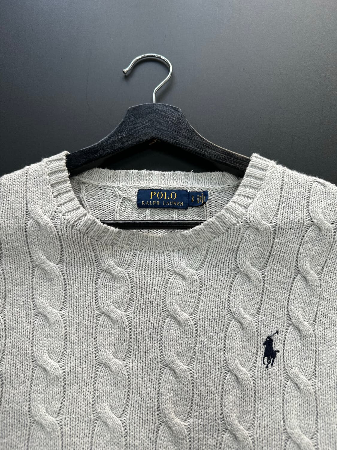 폴로랄프로렌 케이블니트 그레이 상품이미지5