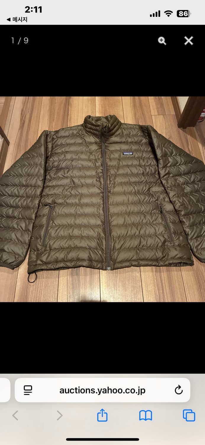 12s 파타고니아 패딩 카키브라운 XL 상품이미지1