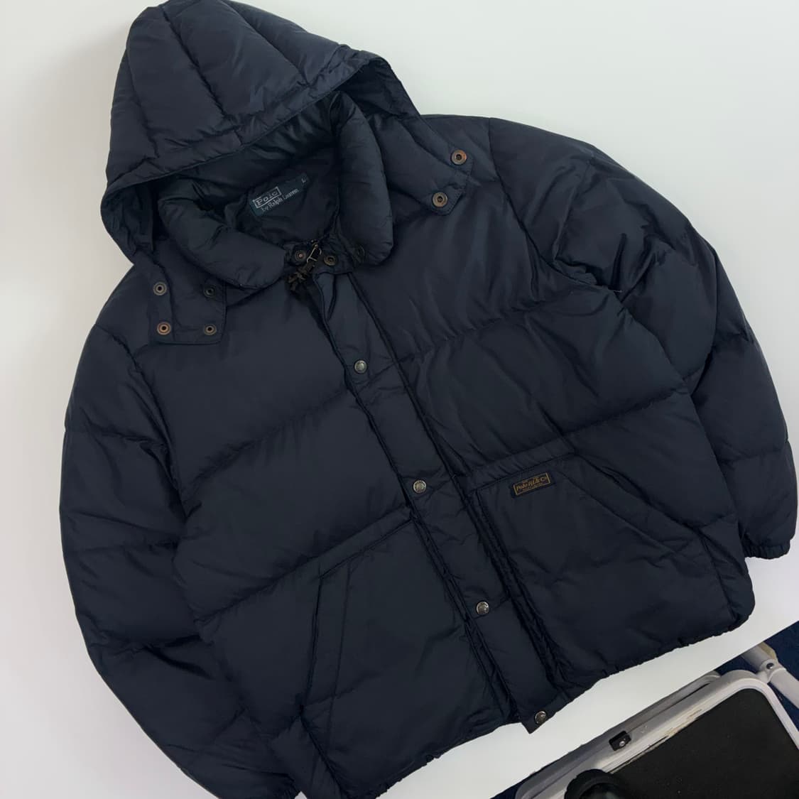 Polo 폴로 랄프로렌 패치로고 후드 푸퍼 패딩 상품이미지3