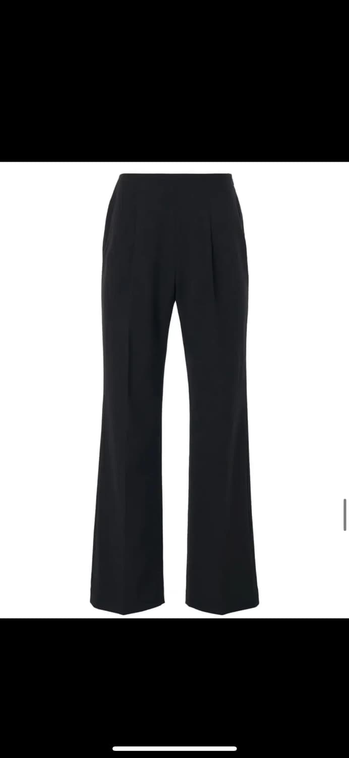 샤무스 에센셜 사이드 지퍼 슬랙스 블랙 M 상품이미지2