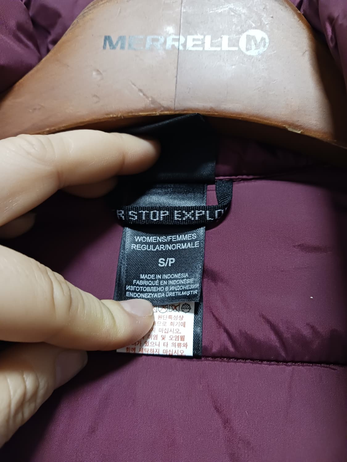 노스페이스 여성용 초경량패딩 상품이미지4