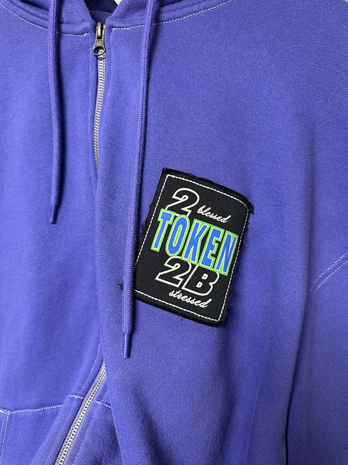 Token 보라 후드집업 XL 급처 상품이미지3