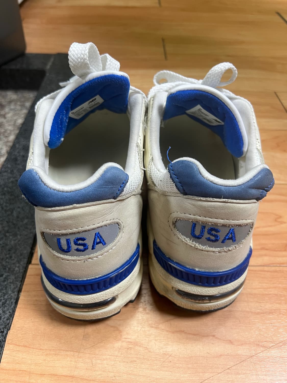 뉴발란스 990v2 화이트블루 255 상품이미지4