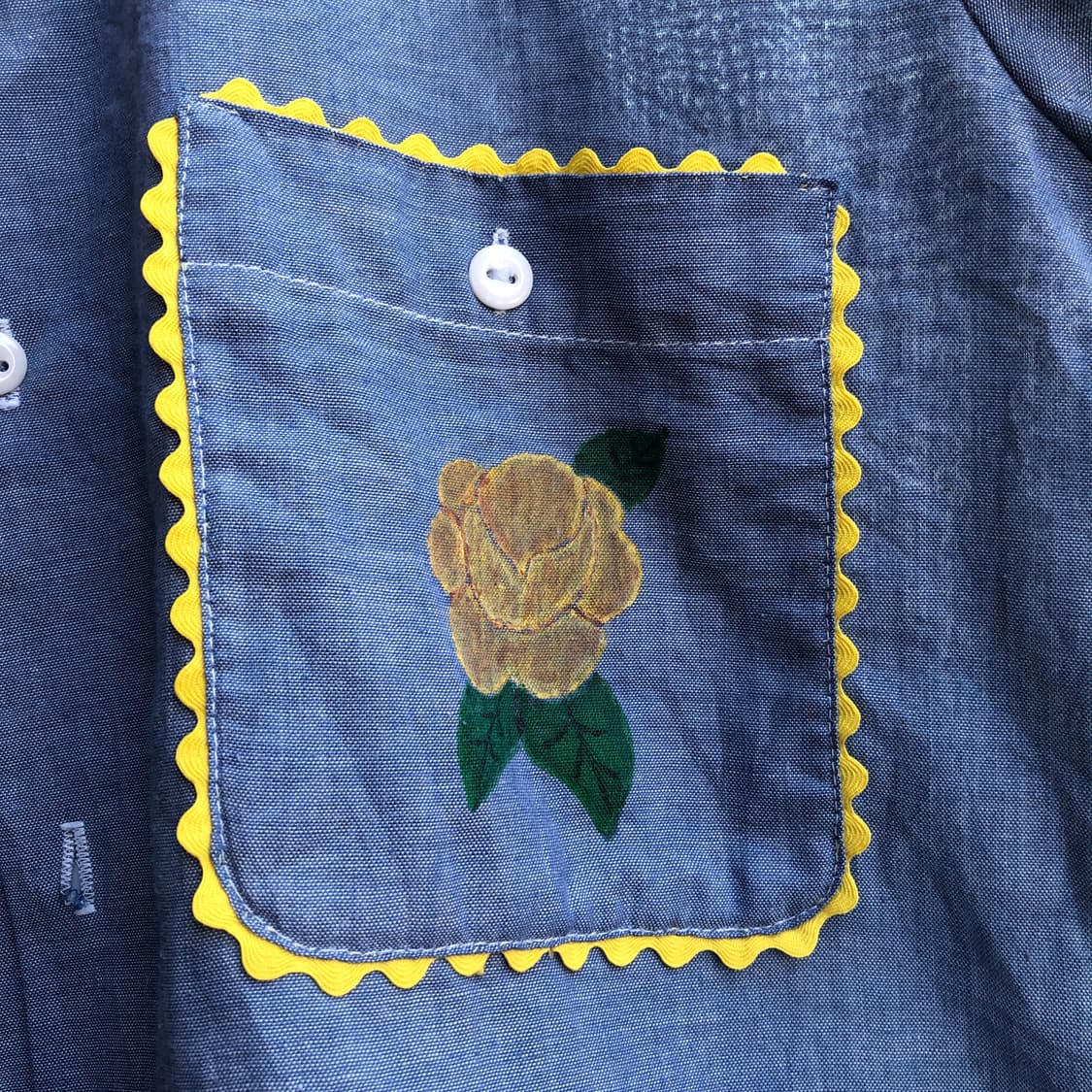 70s Bigmac chambray shirt-M 상품이미지3