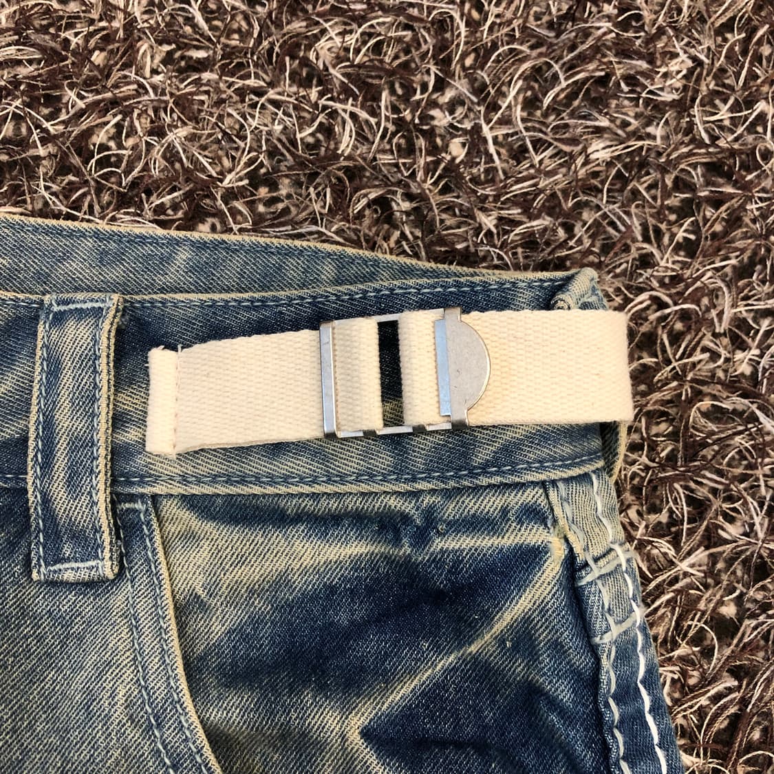 트루릴리전 월드투어 워싱 데님 카고 팬츠 상품이미지3