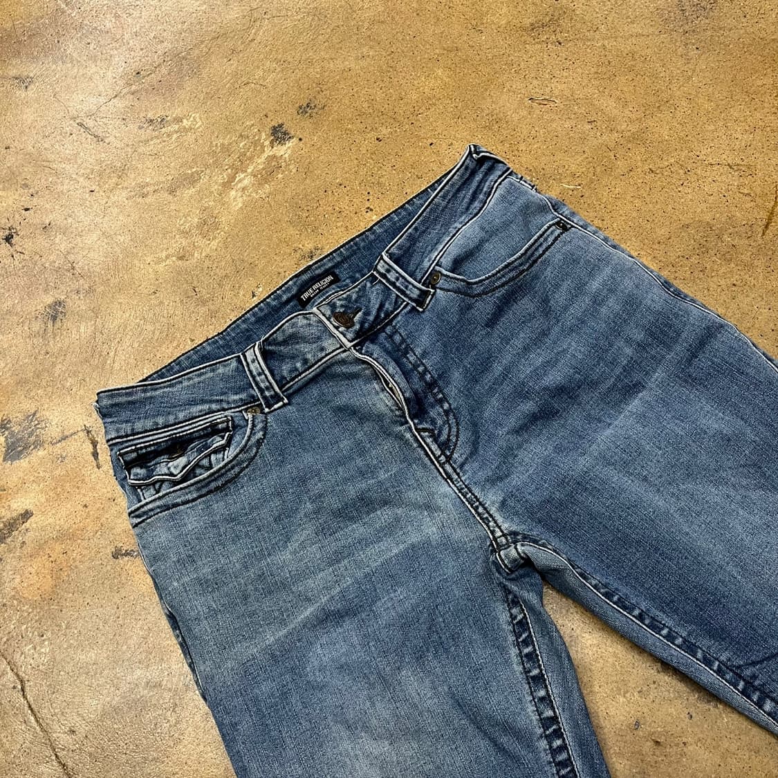 [정품/34] 트루릴리젼 블루 데님 청바지 b15 상품이미지1