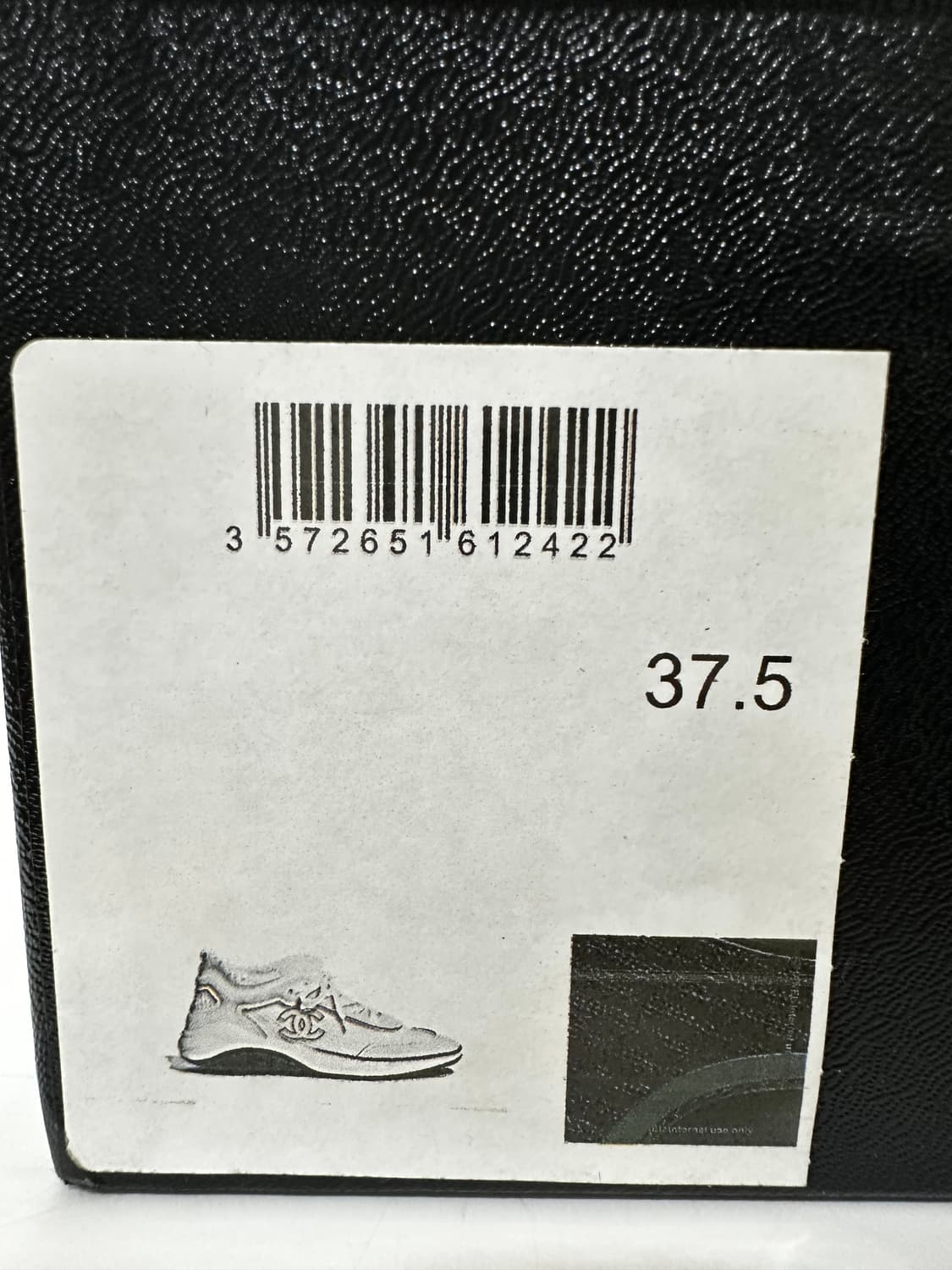 샤넬 CC 로고 패브릭 스웨이드 스니커즈 (245)  상품이미지8