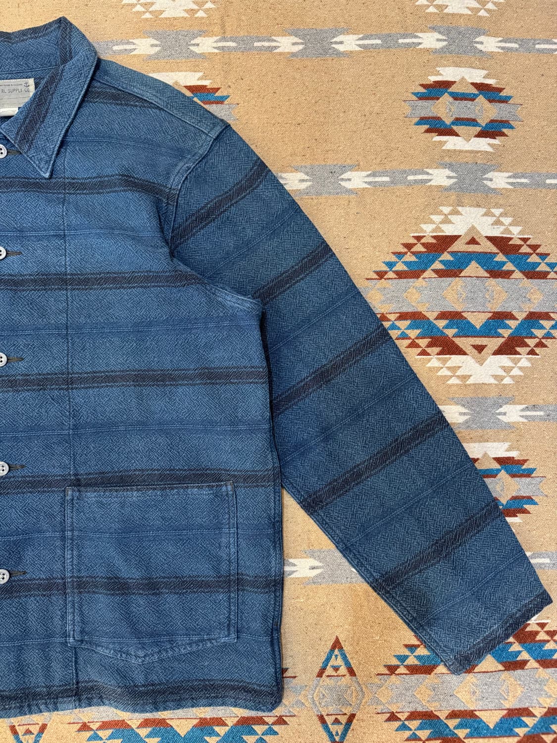 [XL] RRL 더블알엘 쿠퍼 워크 자켓 인디고 상품이미지5