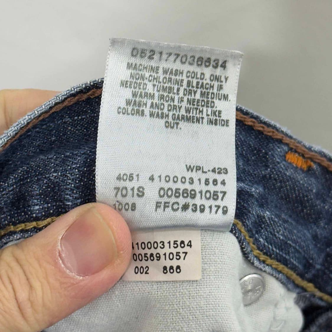 리바이스 569 데님팬츠 W33 L32 상품이미지7