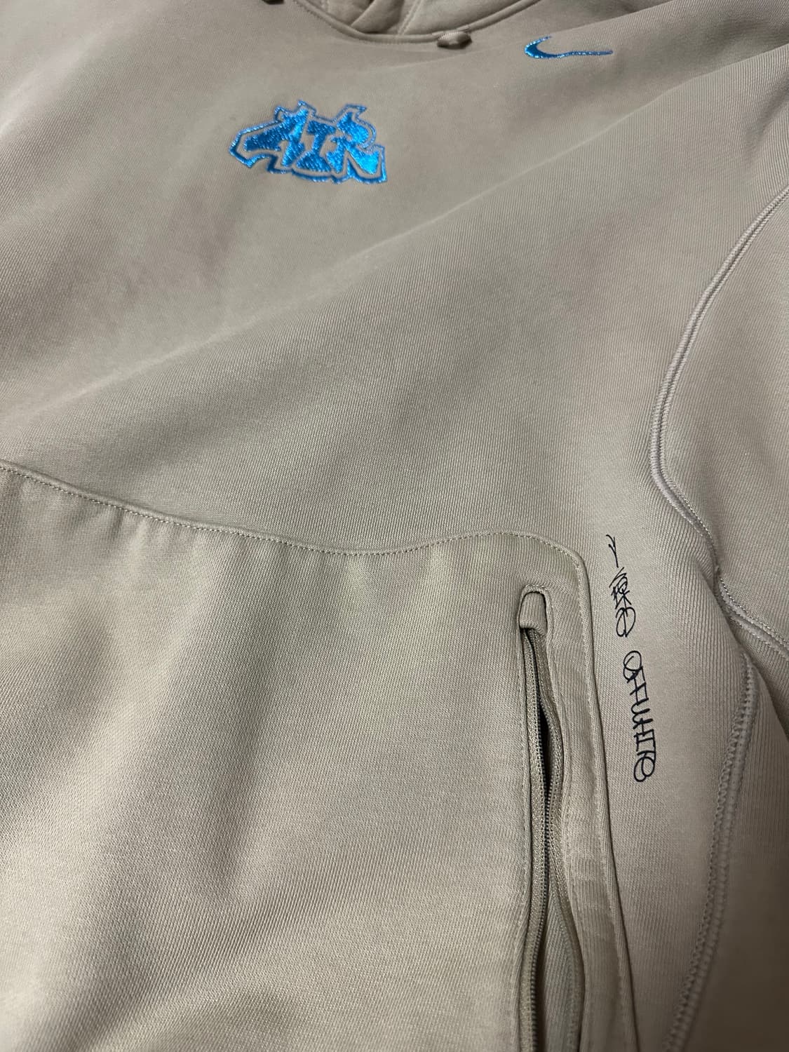 나이키x오프화이트 nrg 플리스 후드 L 상품이미지4