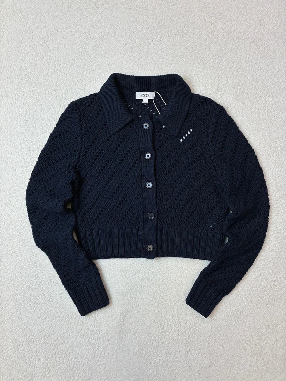 코스 COS 포인텔 니트 울 크롭 가디건 PN6088 상품이미지1