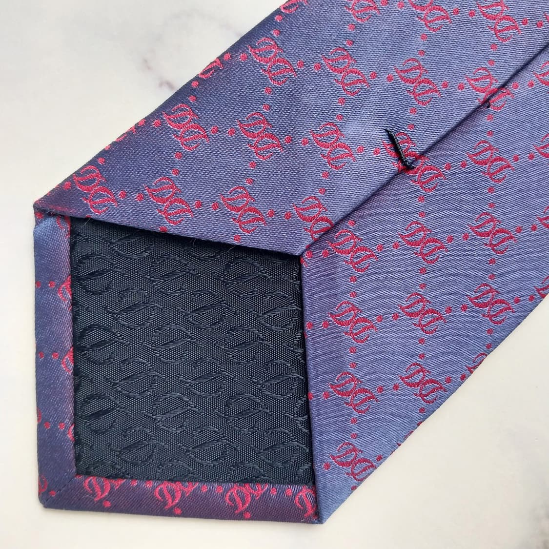 에스.티. 듀퐁 실크 로고 패턴 넥타이 8.4cm A+등급 K2336
 상품이미지7