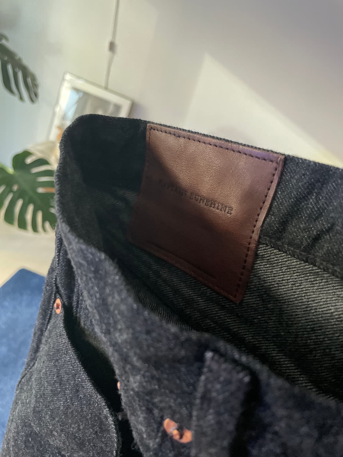 캡틴선샤인 스케이트슈컷 데님팬츠 블랙원워시 34 상품이미지5