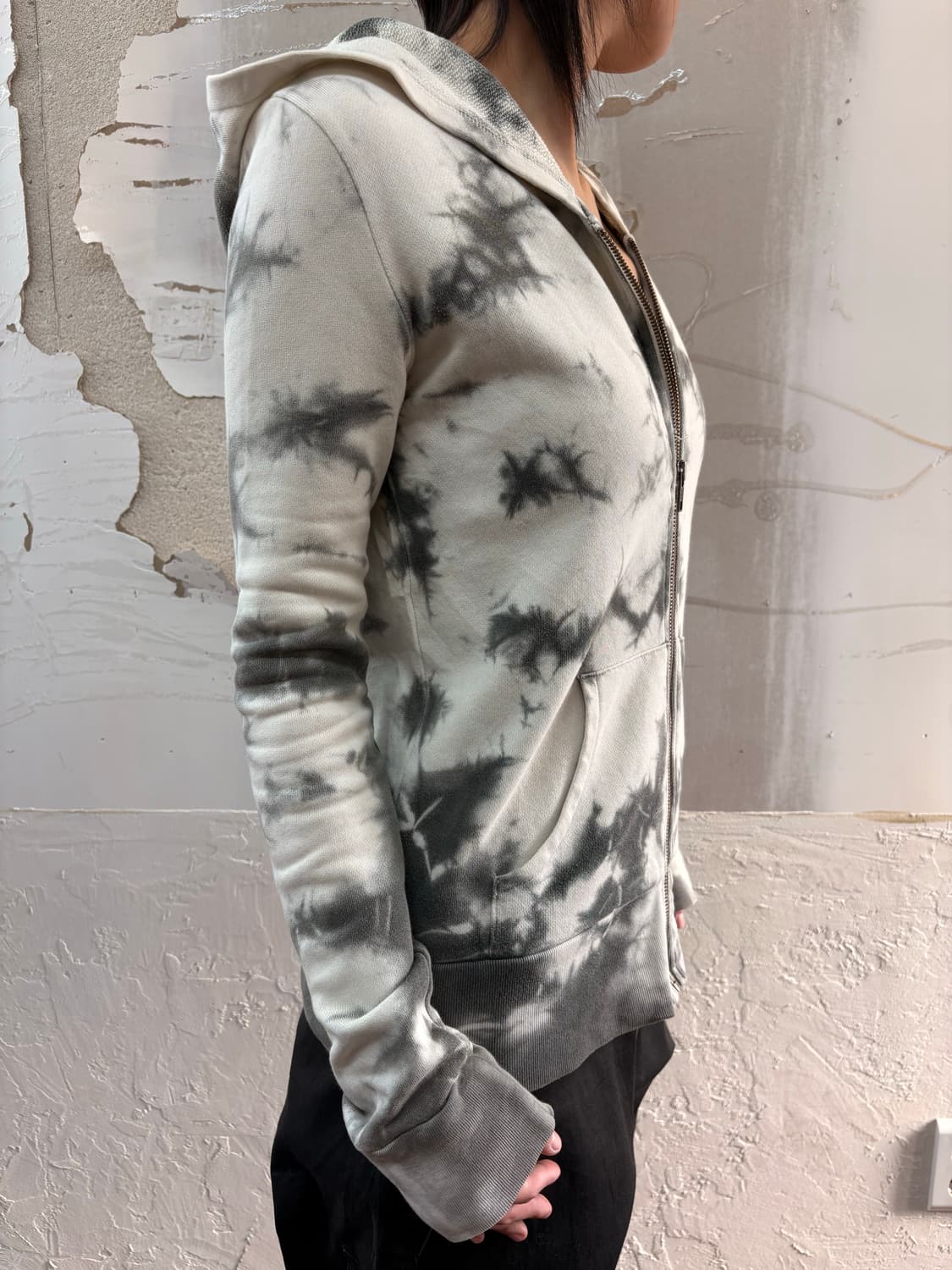 Tie-Dye Hooded Zip-Up 상품이미지4