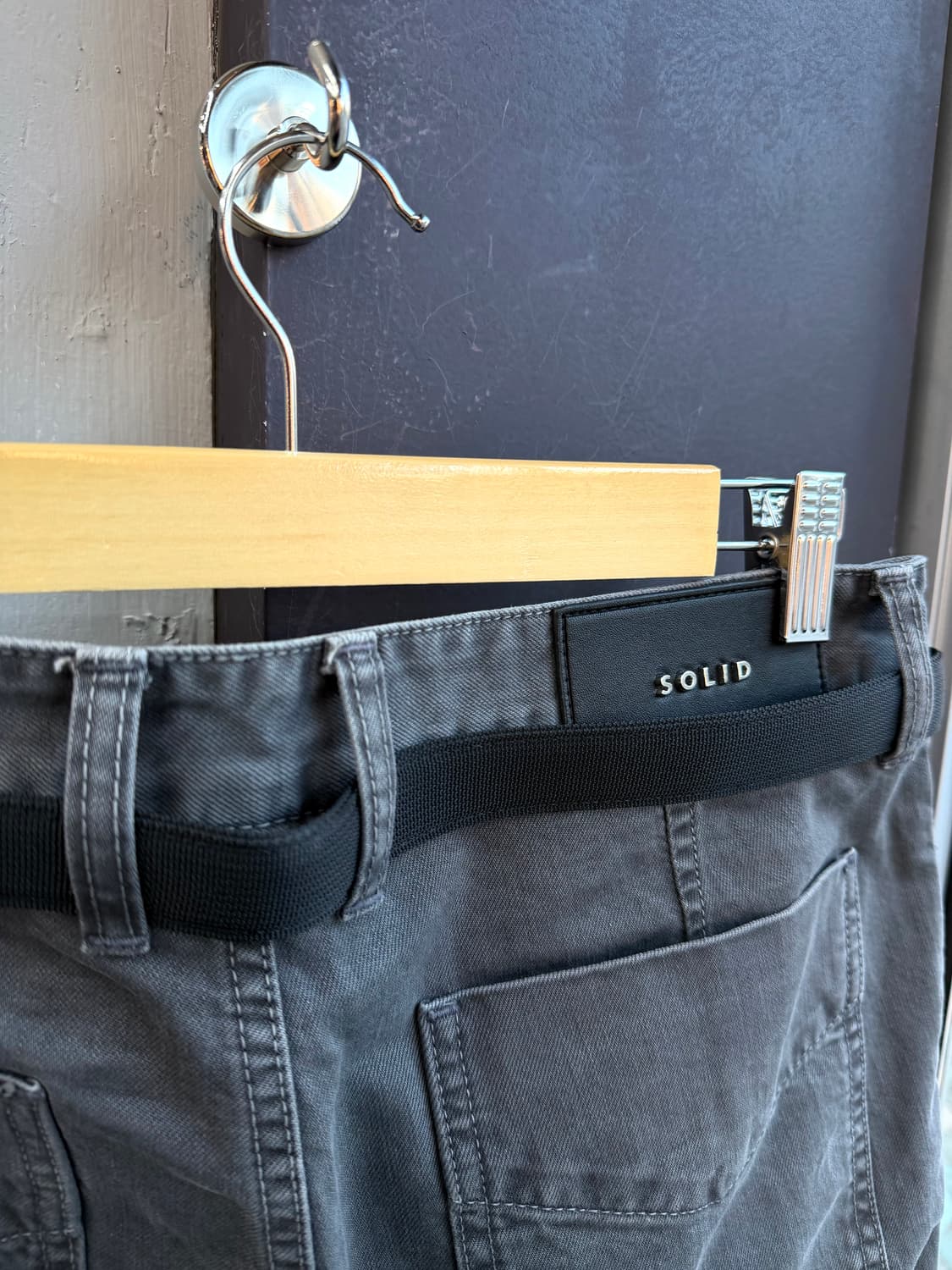 82/ 솔리드옴므 21FW 벨티드 워싱 팬츠 상품이미지7