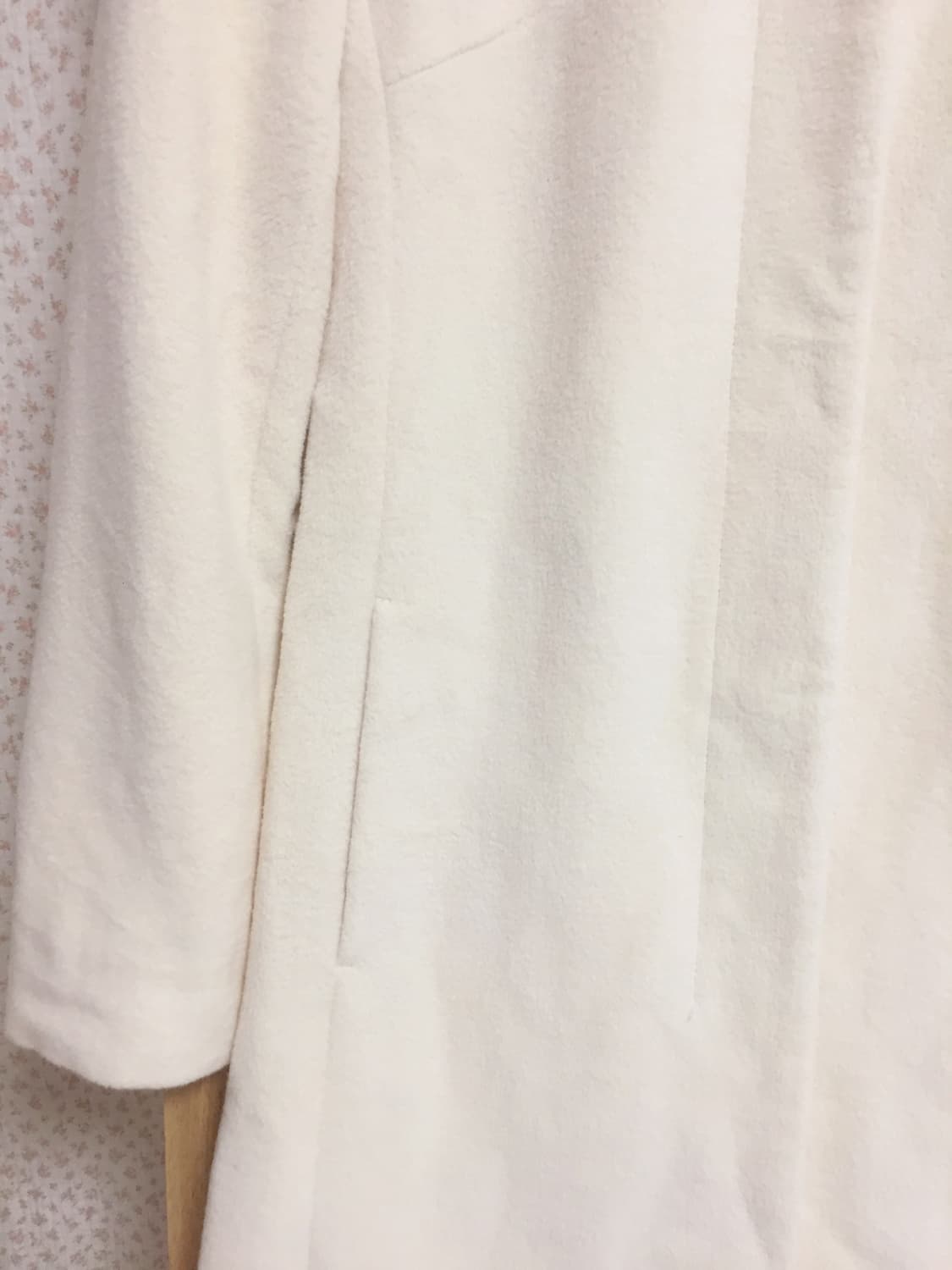 빈티지 아이보리 롱코트  상품이미지3