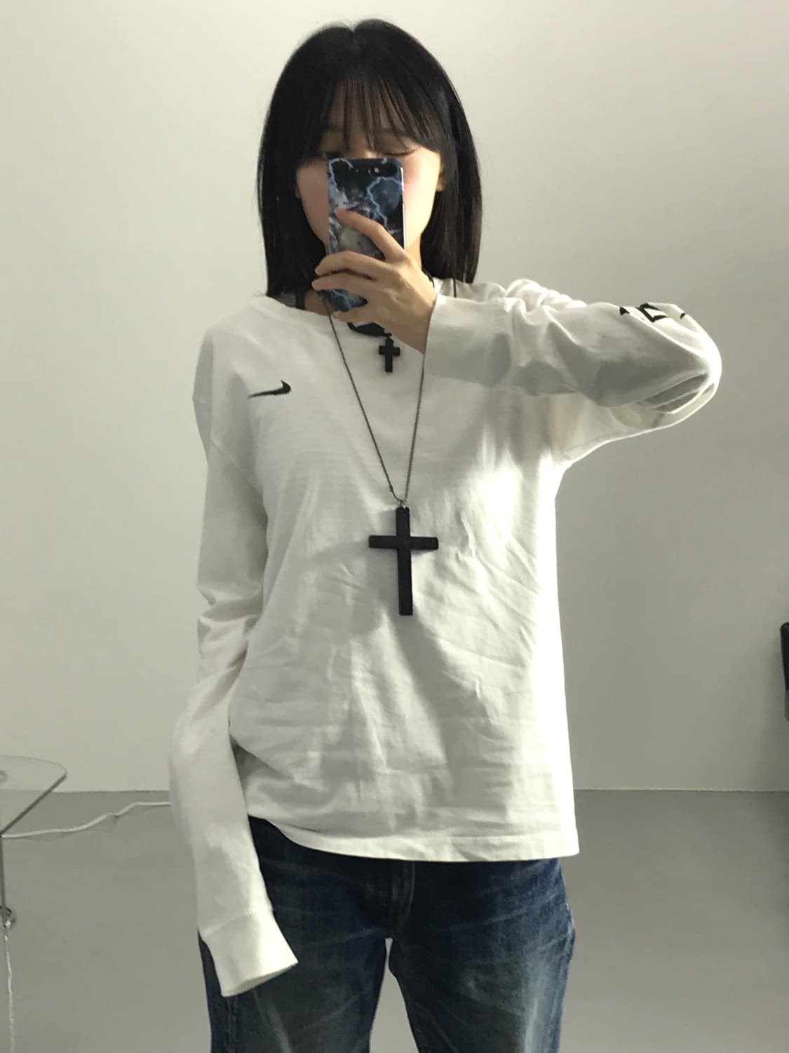  Nike SB Long Sleeve Snake T Shirt White 상품이미지1