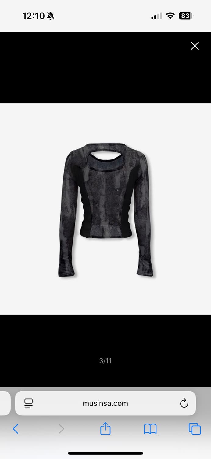 0104 excursive top black 상품이미지5