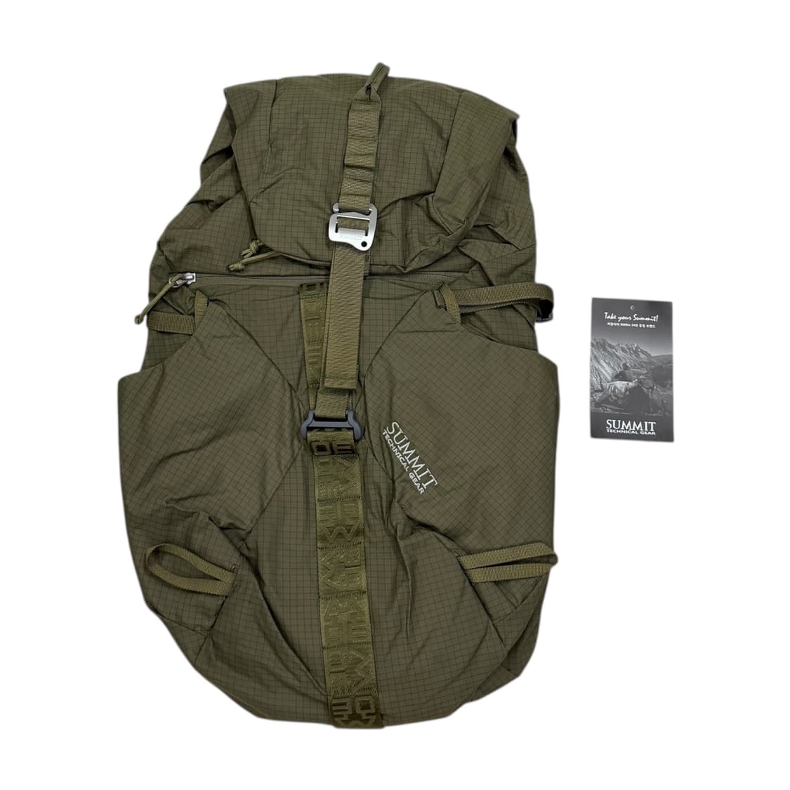 써미트 고래23 나일론 백팩 가방 카키 상품이미지1