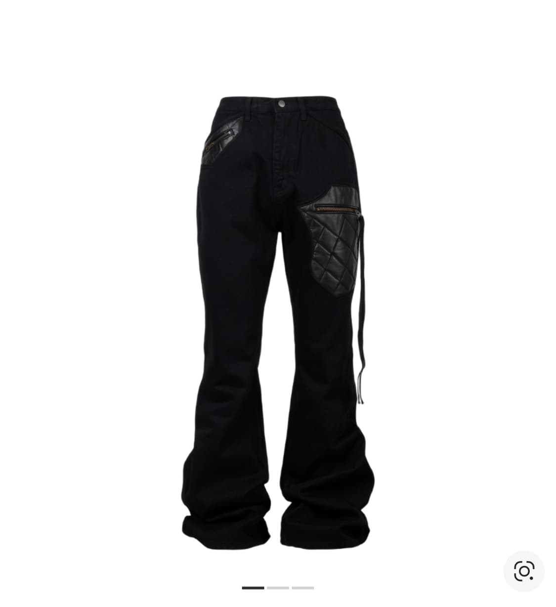 [1] 에모스탠스클럽 레더 패치 플레어진 상품이미지1