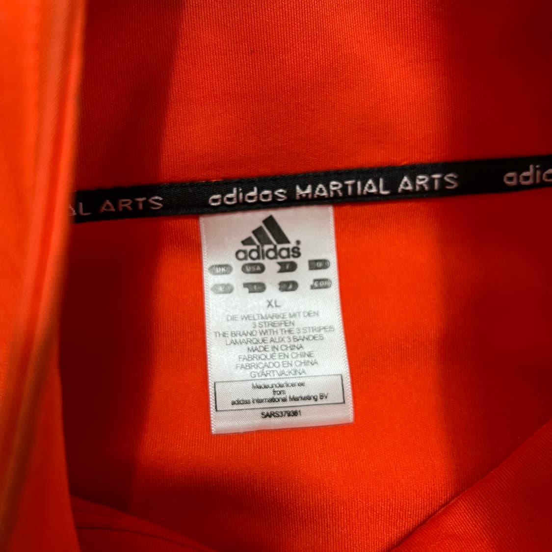 아디다스 마샬아츠 사이드라인 져지 트랙탑 자켓 [오렌지] XL/105 상품이미지5