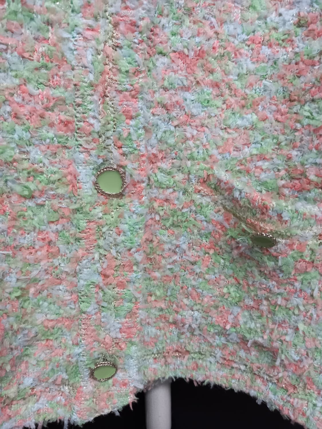 새 듀엘 춘추동 글리터 숏 가디건 F 33-77 상품이미지7