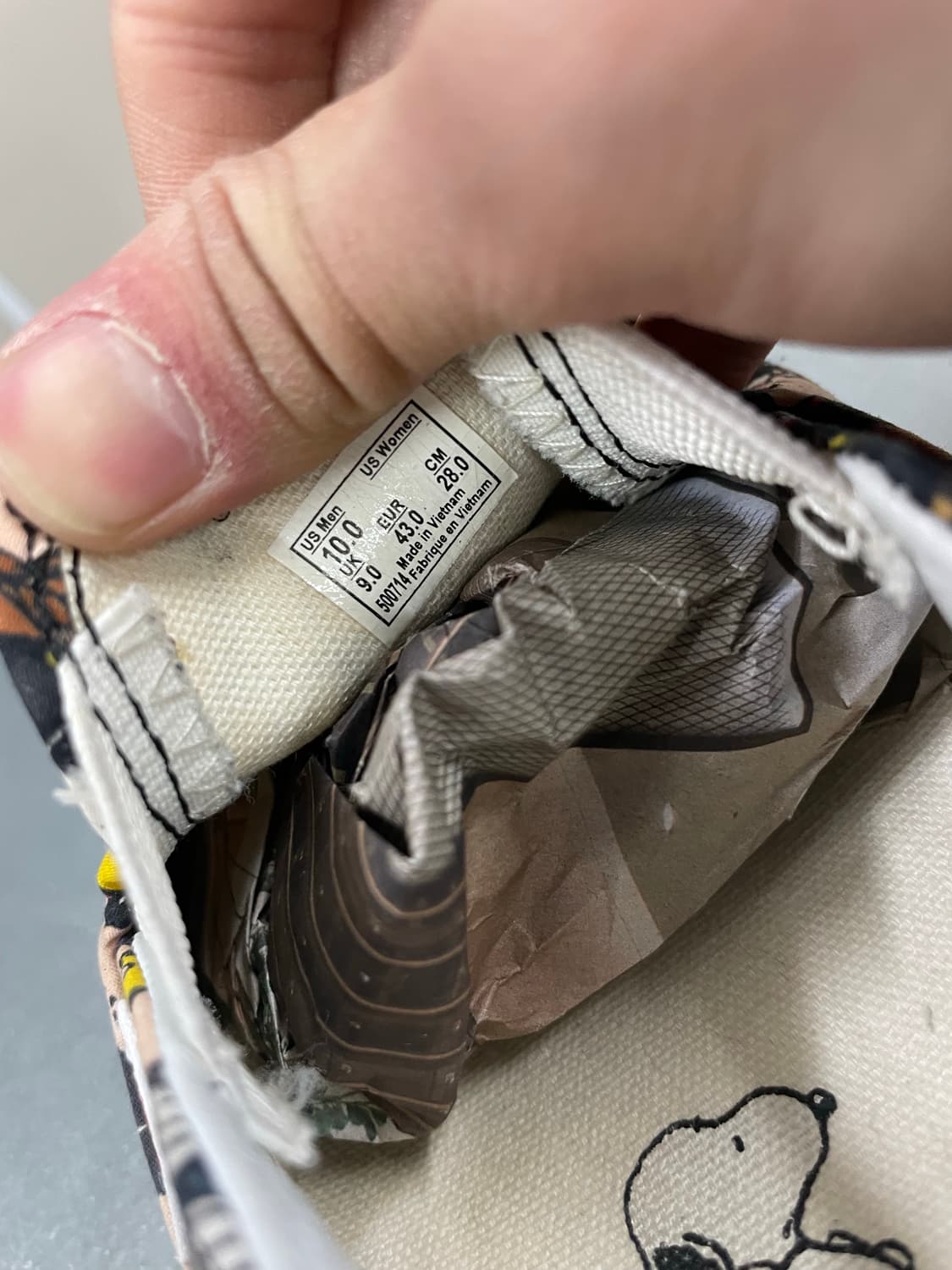 반스 스누피 피너츠 슬립온 280 상품이미지9