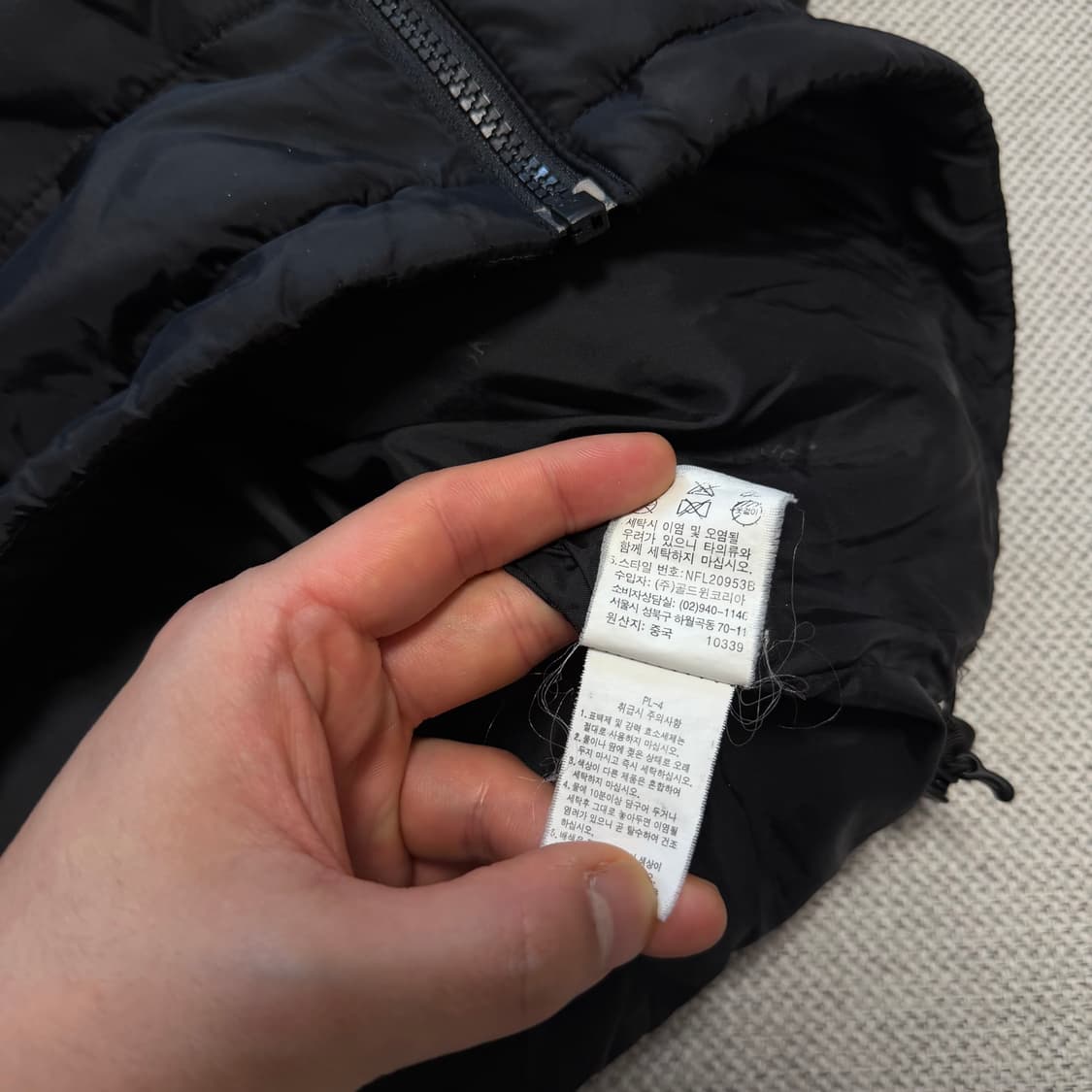 노스페이스 경량패딩 자켓 상품이미지4