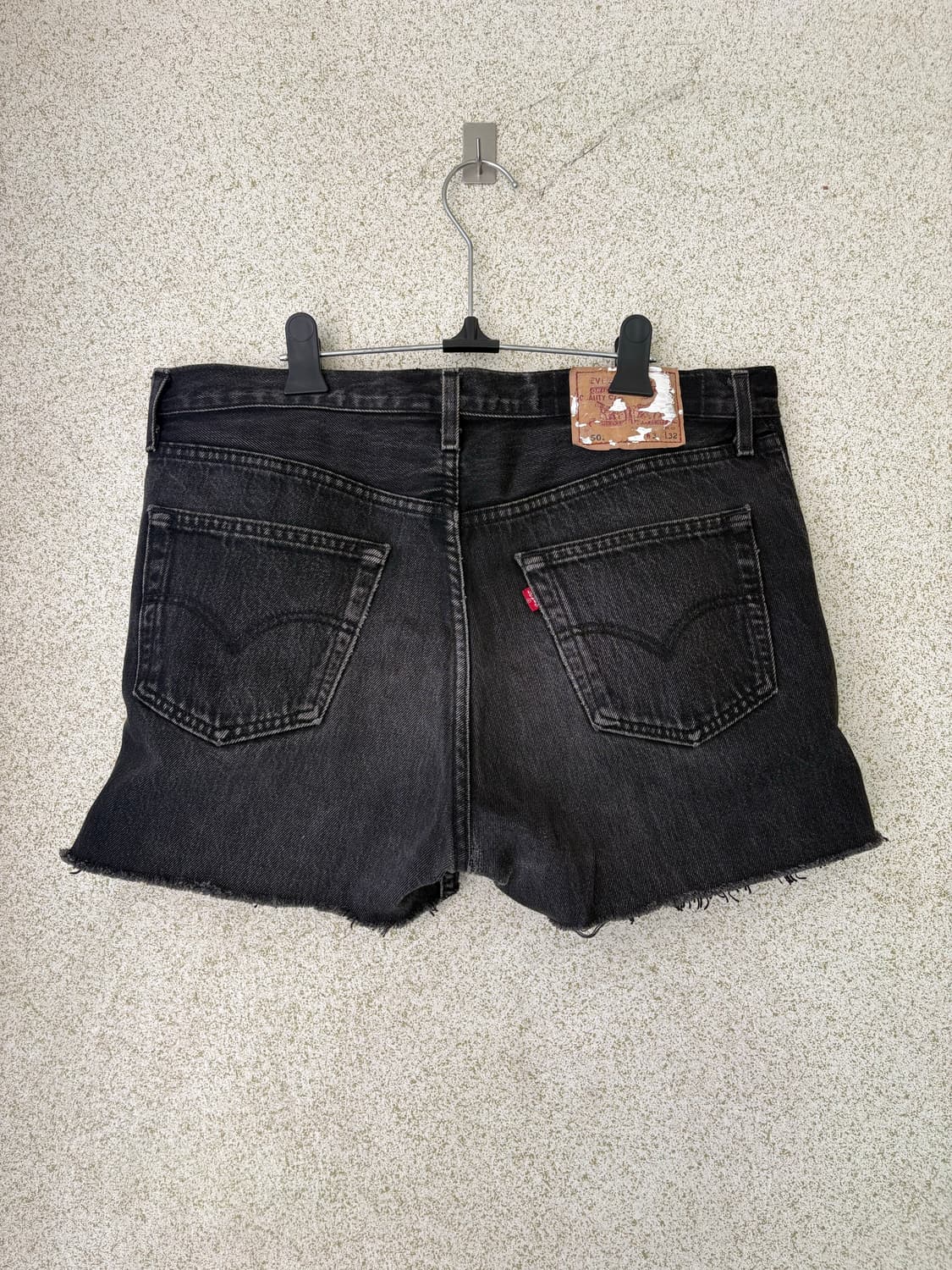 90s Levi's 501 빈티지 리바이스 쇼츠 흑청 반바지 상품이미지6