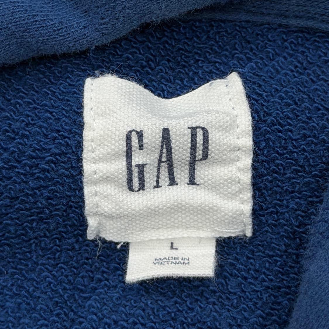 GAP 갭 스펠로고 후드티 블루 L 상품이미지3