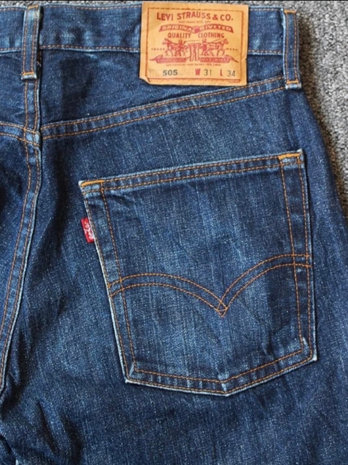 리바이스 90s japan made 505 31/34 상품이미지2