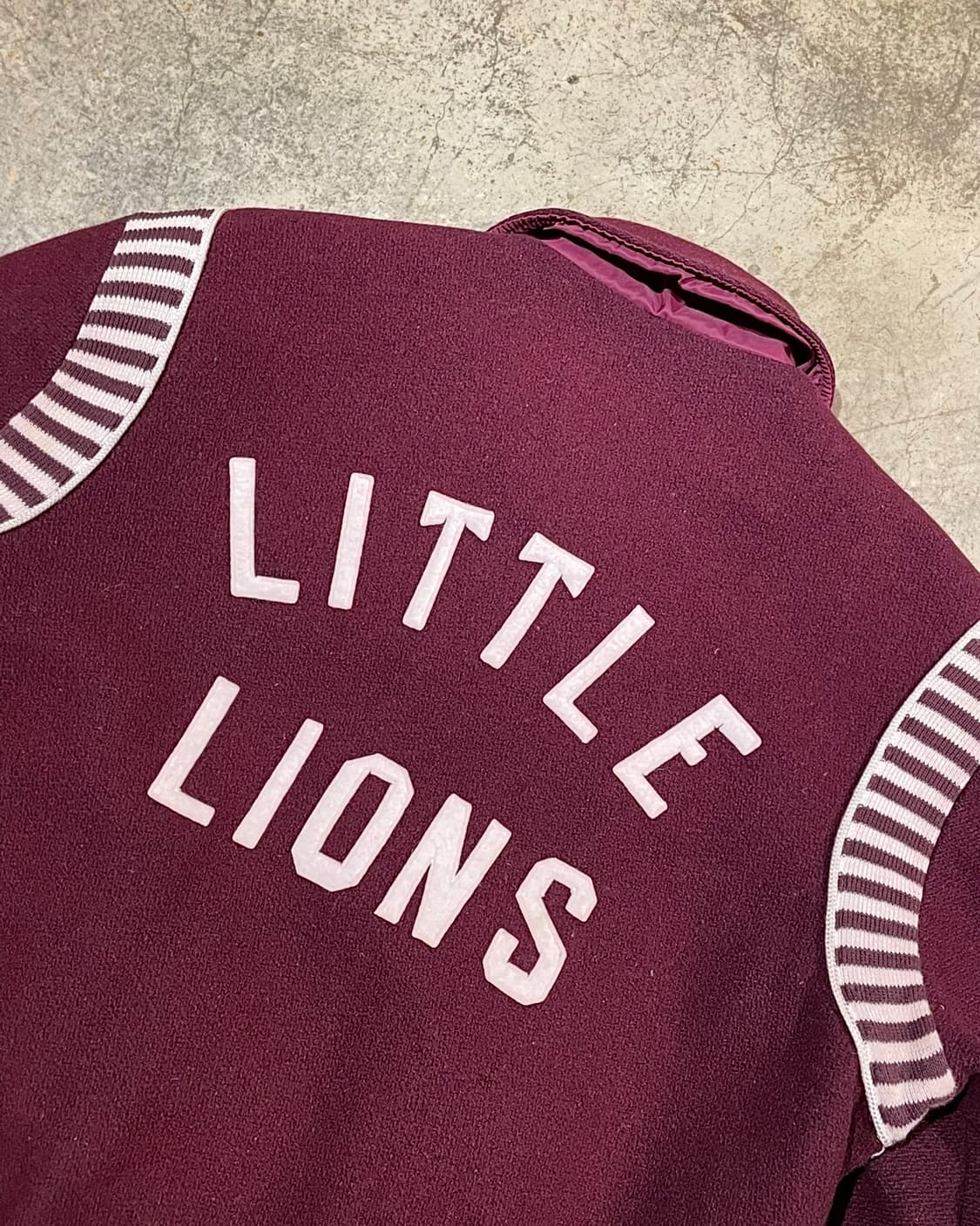 60's Butwin 리버시블 울/나일론 어워드 재킷 (B5165) 상품이미지6